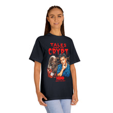 Load image into Gallery viewer, "HANKS CRYPT" Black American Apparel DTG T-Shirt
