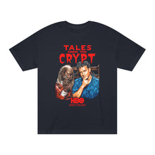 Load image into Gallery viewer, "HANKS CRYPT" Black American Apparel DTG T-Shirt
