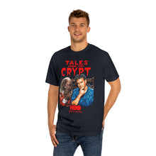 Load image into Gallery viewer, "HANKS CRYPT" Black American Apparel DTG T-Shirt