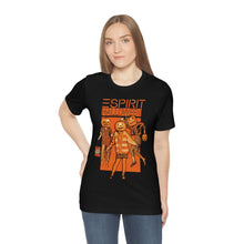Load image into Gallery viewer, "ESPIRIT HALLOWEEN" Orange on Black DTG T-Shirt