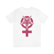 Load image into Gallery viewer, "BAPHOMET GODDESS" DTG T-SHIRT