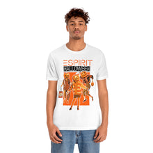 Load image into Gallery viewer, "ESPIRIT HALLOWEEN" Orange on White DTG T-Shirt