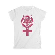 Load image into Gallery viewer, "BAPHOMET GODDESS" DTG Girl T-Shirt