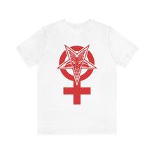Load image into Gallery viewer, "BAPHOMET GODDESS" DTG T-SHIRT