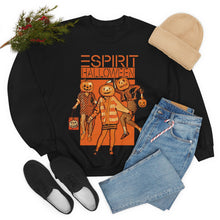 Load image into Gallery viewer, "ESPIRIT HALLOWEEN" Black DTG Crewneck Sweatshirt