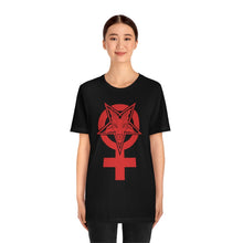 Load image into Gallery viewer, "BAPHOMET GODDESS" DTG T-SHIRT