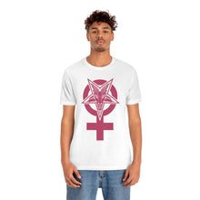Load image into Gallery viewer, "BAPHOMET GODDESS" DTG T-SHIRT
