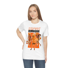 Load image into Gallery viewer, "ESPIRIT HALLOWEEN" Orange on White DTG T-Shirt