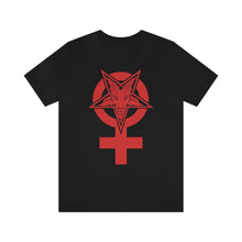 Load image into Gallery viewer, "BAPHOMET GODDESS" DTG T-SHIRT