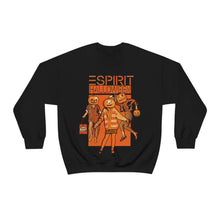 Load image into Gallery viewer, "ESPIRIT HALLOWEEN" Black DTG Crewneck Sweatshirt