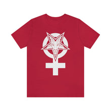 Load image into Gallery viewer, "BAPHOMET GODDESS" DTG T-SHIRT