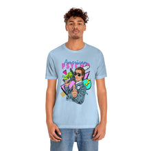 Load image into Gallery viewer, "HIP TO BE SQUARE" Baby Blue DTG T-Shirt