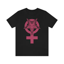 Load image into Gallery viewer, "BAPHOMET GODDESS" DTG T-SHIRT