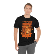 Load image into Gallery viewer, "ESPIRIT HALLOWEEN" Orange on Black DTG T-Shirt
