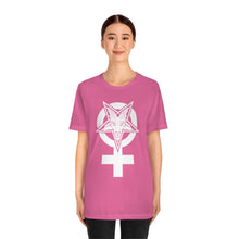 Load image into Gallery viewer, "BAPHOMET GODDESS" DTG T-SHIRT