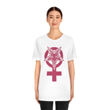 Load image into Gallery viewer, "BAPHOMET GODDESS" DTG T-SHIRT
