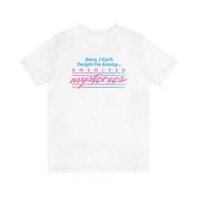 Load image into Gallery viewer, "Tonight I'm Solving" Black or White DTG T-Shirt