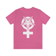 Load image into Gallery viewer, "BAPHOMET GODDESS" DTG T-SHIRT