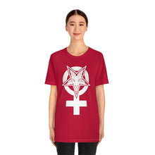 Load image into Gallery viewer, "BAPHOMET GODDESS" DTG T-SHIRT