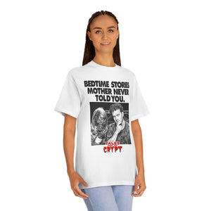 "BEDTIME WITH HANKS" White American Apparel DTG T-Shirt