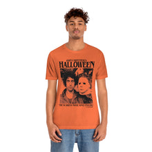 Load image into Gallery viewer, &quot;THE SCARIEST MOVIE...&quot; Orange DTG T-Shirt