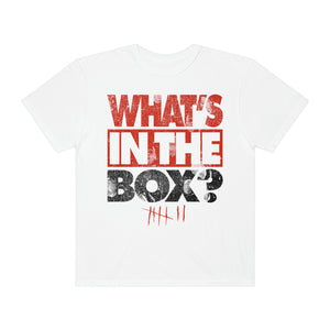 COMFORT COLORS ® "WHAT'S IN THE BOX?" White or Grey DTG T-Shirt
