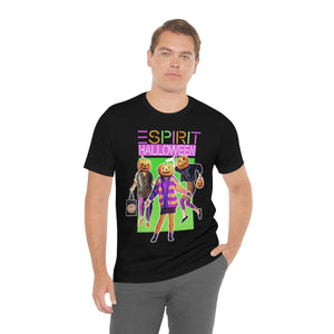 "ESPIRIT HALLOWEEN" Multi-Colored Black DTG T-Shirt