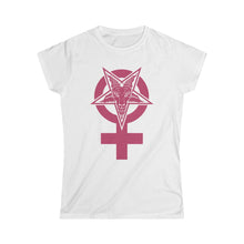 Load image into Gallery viewer, &quot;BAPHOMET GODDESS&quot; DTG Girl T-Shirt