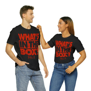 Bella+Canvas "WHAT'S IN THE BOX?" Black DTG T-Shirt