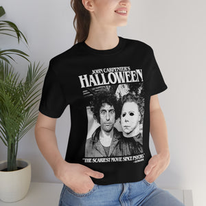 "THE SCARIEST MOVIE..." Black DTG T-Shirt
