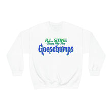 Load image into Gallery viewer, &quot;R.L STINE GIVES ME&quot; Black or White Crewneck Sweatshirt