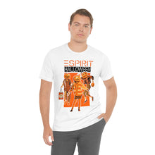 Load image into Gallery viewer, &quot;ESPIRIT HALLOWEEN&quot; Orange on White DTG T-Shirt