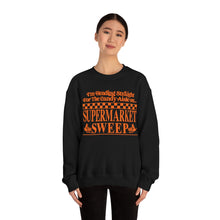 Load image into Gallery viewer, &quot;I&#39;m Heading Straight For The Candy&quot; Orange on Black DTG Crewneck Sweatshirt