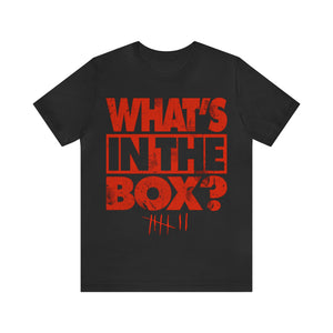 Bella+Canvas "WHAT'S IN THE BOX?" Black DTG T-Shirt