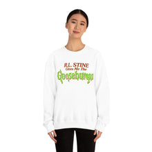 Load image into Gallery viewer, &quot;R.L. STINE GIVES ME&quot; Black or White Crewneck Sweatshirt