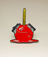 Load image into Gallery viewer, Candy Apple Razor Enamel Pin