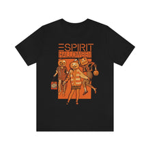 Load image into Gallery viewer, &quot;ESPIRIT HALLOWEEN&quot; Orange on Black DTG T-Shirt