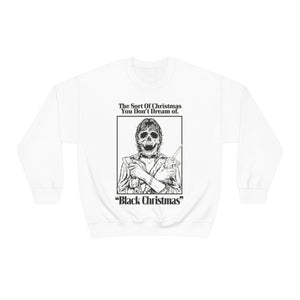 "NIGHTMARE XMAS" White DTG  Crewneck Sweatshirt