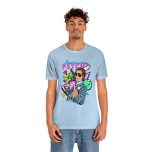 Load image into Gallery viewer, &quot;HIP TO BE SQUARE&quot; Baby Blue DTG T-Shirt