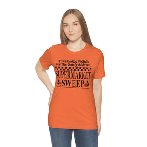 "I'm Heading Straight For The Candy" DTG Orange T-Shirt