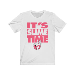 "IT'S SLIME TIME" White DTG T-Shirt