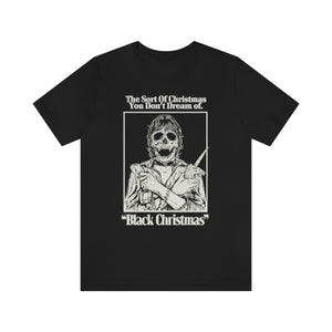 "NIGHTMARE XMAS" Black DTG T-Shirt