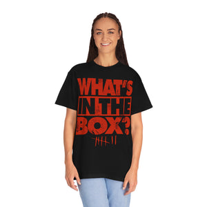 COMFORT COLORS ® "WHAT'S IN THE BOX?" Black DTG T-Shirt