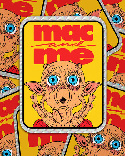 MAC AND ME PRISM STICKER